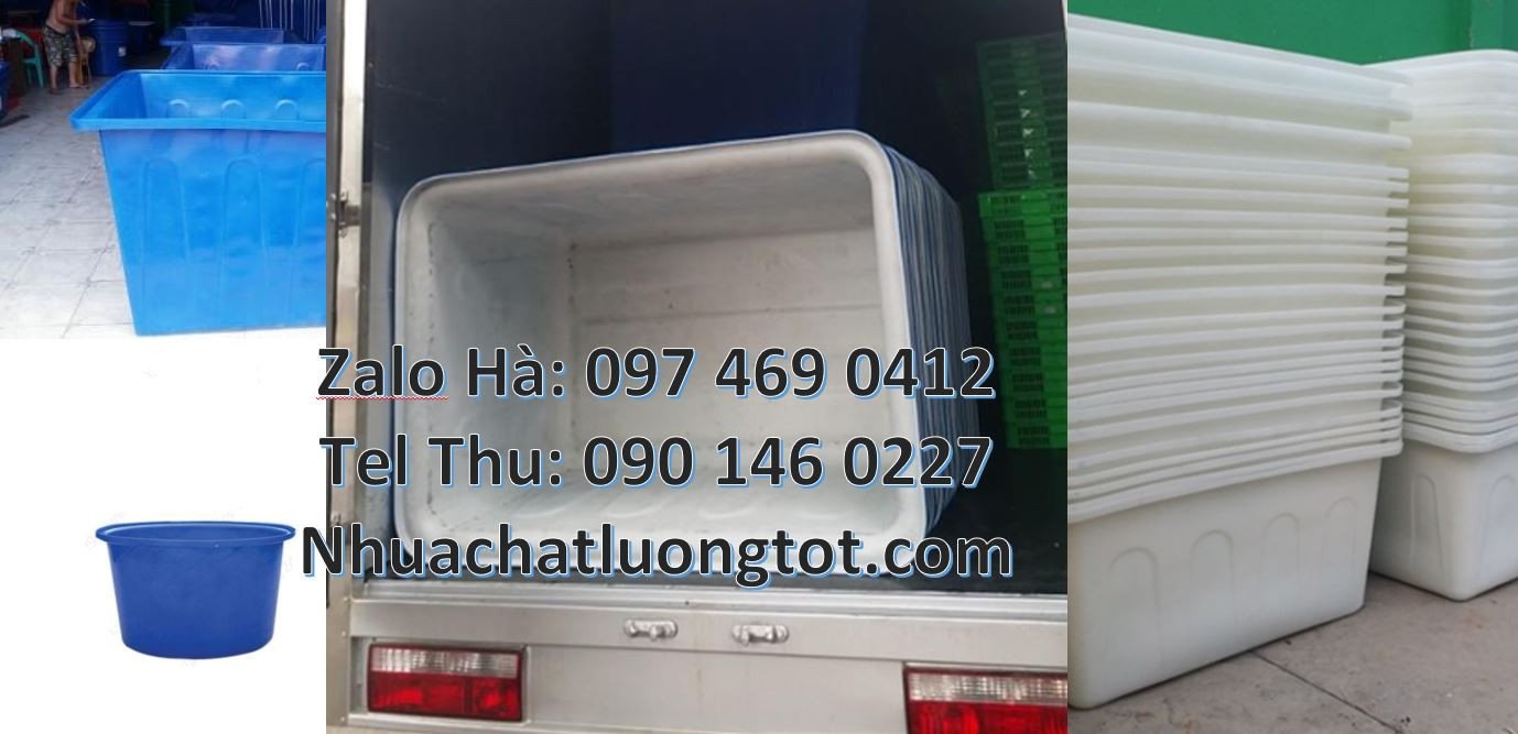 bán thùng nhựa tròn dung tích lớn 1000l,thùng nhựa chữ nhật dung tích