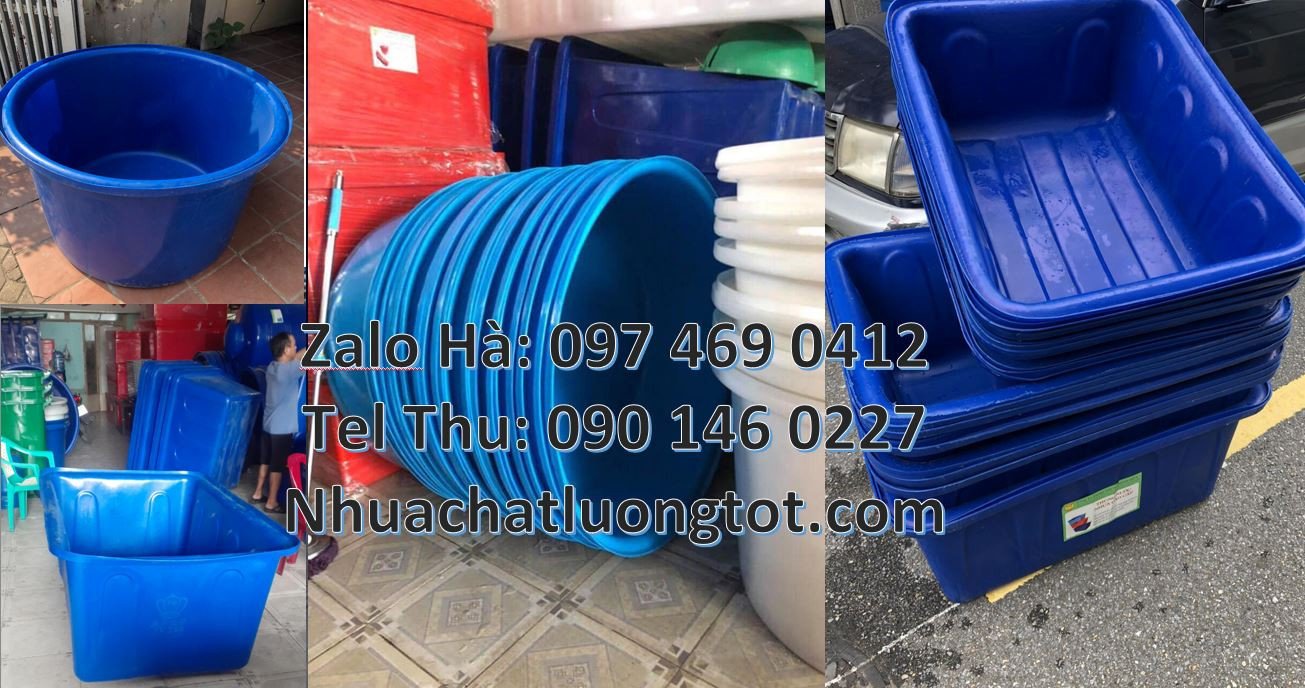 bán thùng nhựa tròn dung tích lớn 1000l,thùng nhựa chữ nhật dung tích