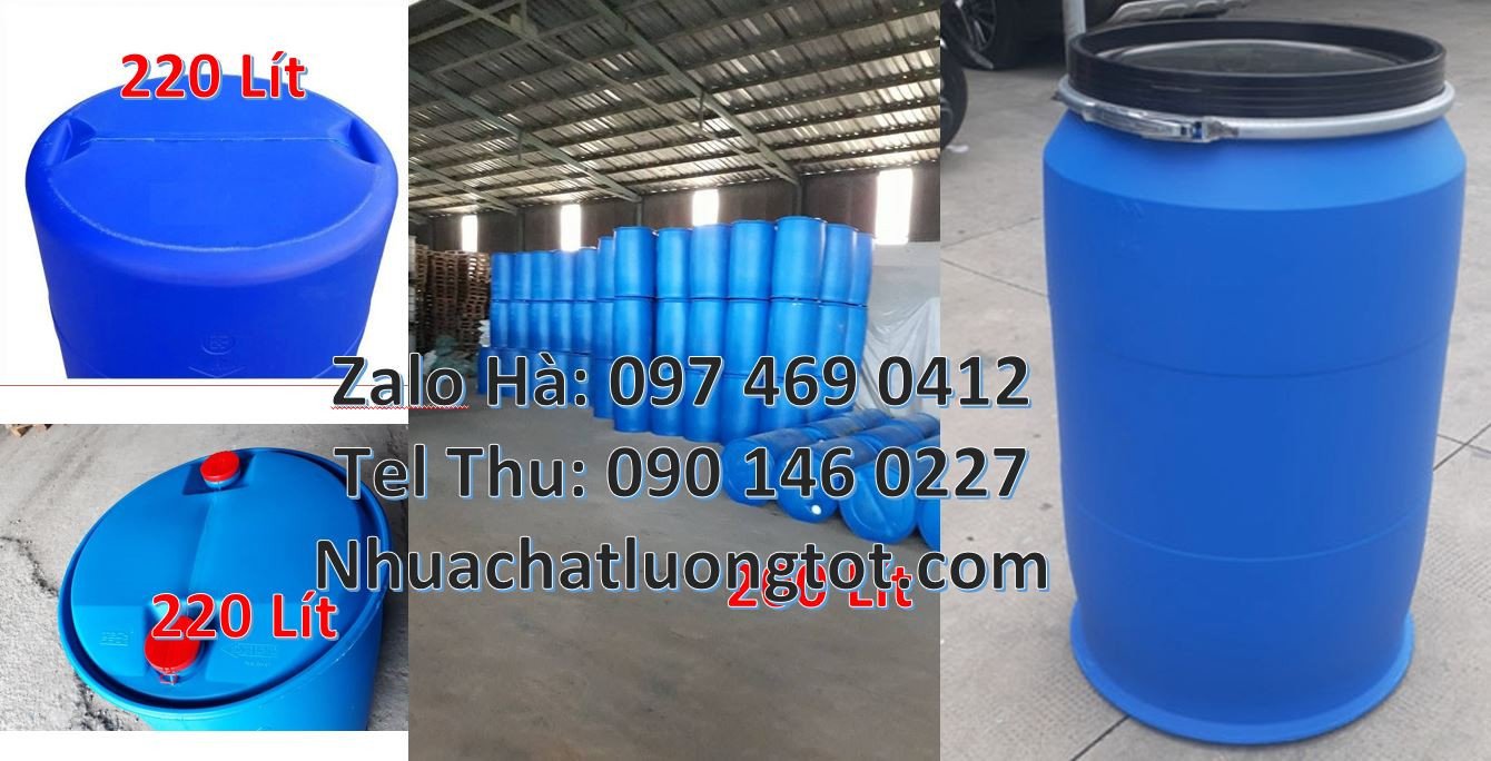 bán thùy phuy nhựa màu xanh 150l,phuy nhựa 100l đựng hóa chất,phuy nựa