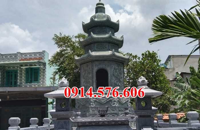 Mẫu mộ tháp bằng đá chạm khắc đẹp nhất hiện nay