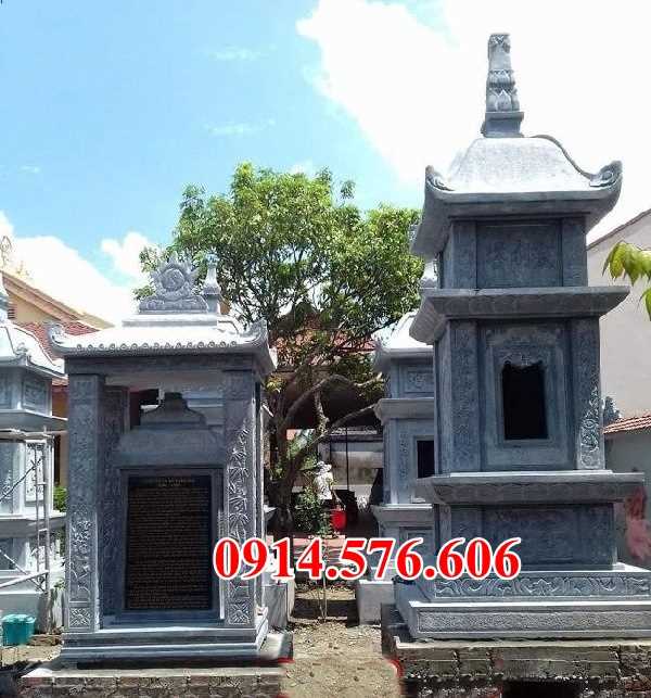 Mẫu mộ tháp bằng đá chạm khắc đẹp nhất hiện nay