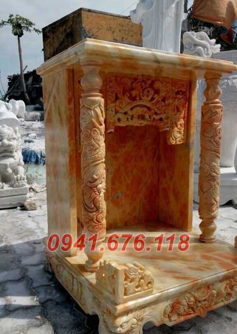 mẫu 189 bàn thờ thần tài ông thiên địa đá bán hà nội cây hương miếu am
