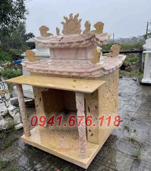 Mẫu 241 bàn thờ thần tài ông thiên địa đá bán bắk cạn cây hương miếu