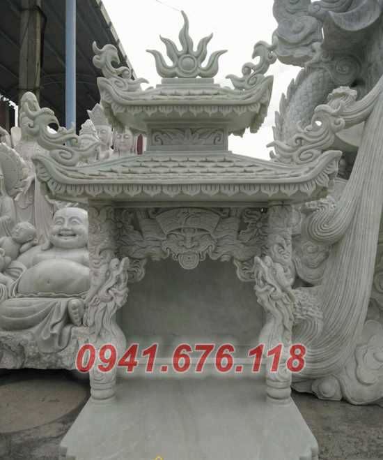 Mẫu 241 bàn thờ thần tài ông thiên địa đá bán bắk cạn cây hương miếu
