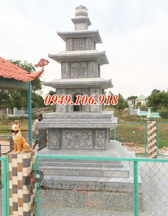 Mộ tháp đá Bạc Liêu để tro cốt thiết kế đẹp