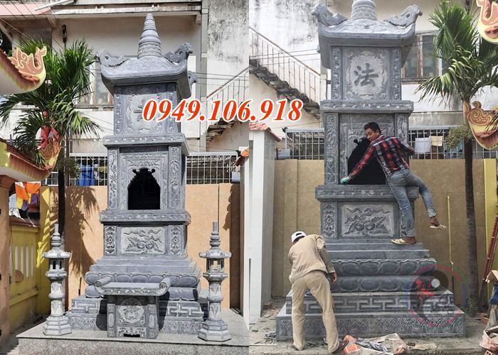 Mộ tháp đá Bạc Liêu để tro cốt thiết kế đẹp