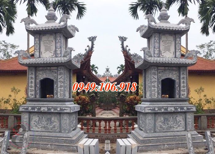 Mộ tháp đá Bạc Liêu để tro cốt thiết kế đẹp