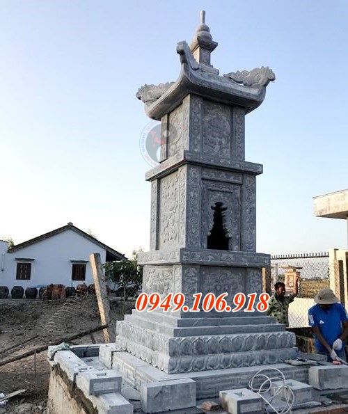 Mộ tháp đá Bạc Liêu để tro cốt thiết kế đẹp