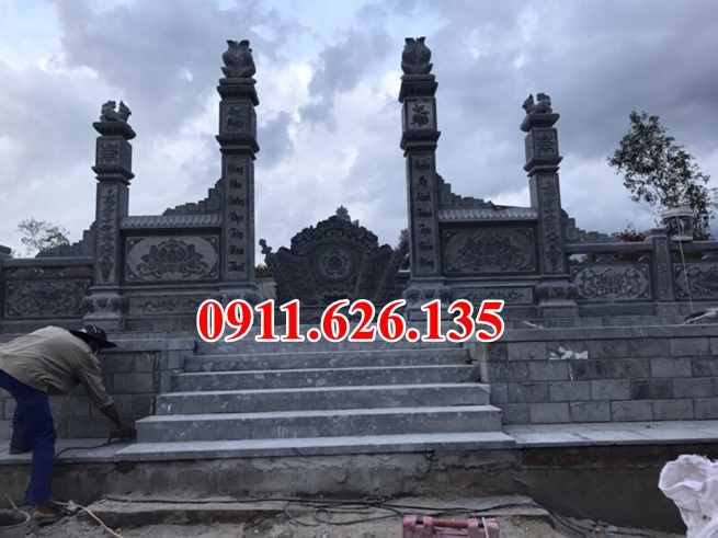 Mẫu củng kỳ đài thờ bằng đá đẹp bán tại tuyên quang