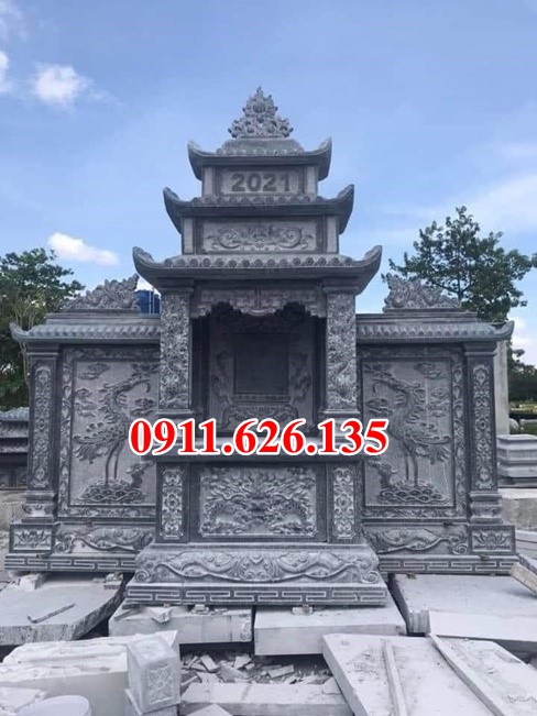 Mẫu củng kỳ đài thờ bằng đá đẹp bán tại tuyên quang