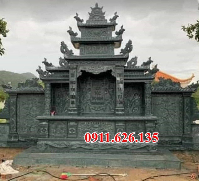 Mẫu củng kỳ đài thờ bằng đá đẹp bán tại tuyên quang