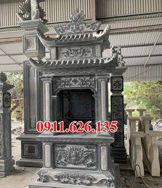 Mẫu củng kỳ đài thờ bằng đá đẹp bán tại tuyên quang