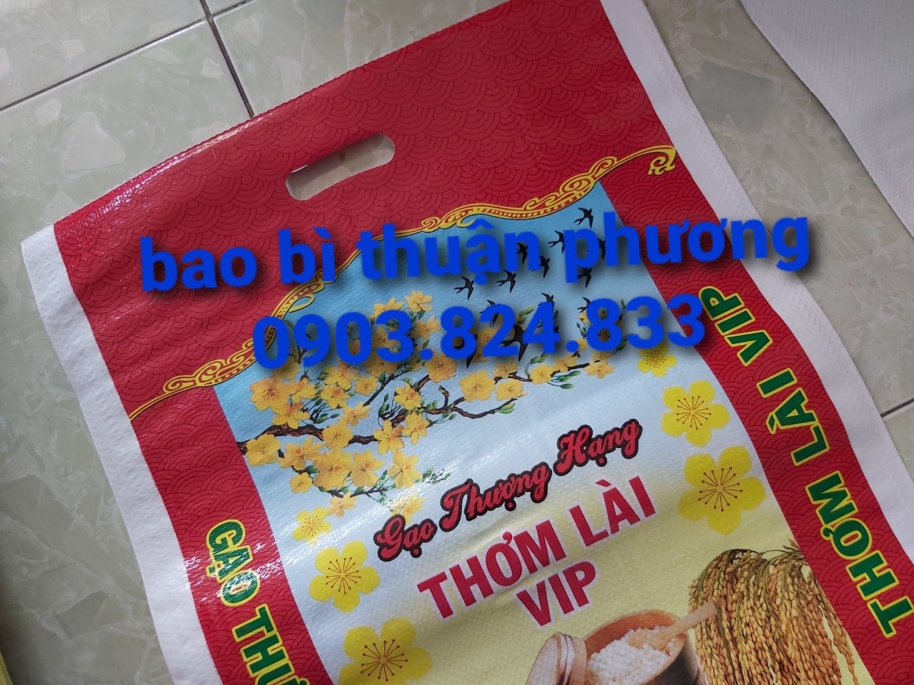 túi đựng gạo thơm lài vip 10kg giá rẻ tại kho quận 8