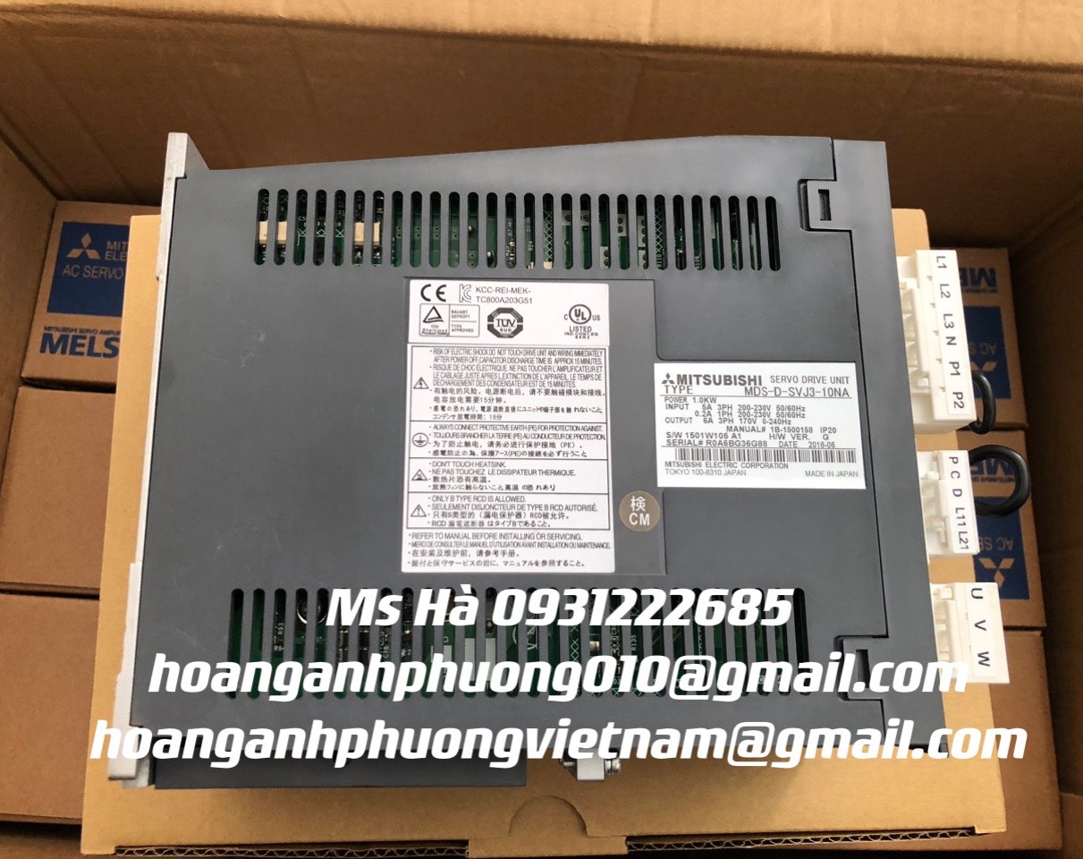 Servo driver 1kW MDS-D-SVJ3-10NA bảo hành 12 tháng