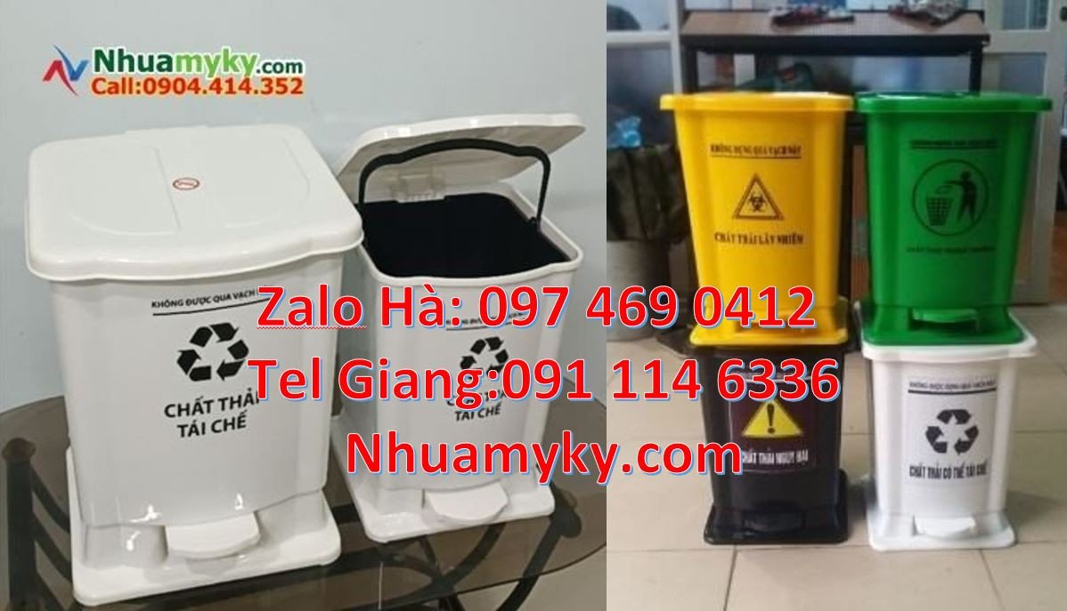 bán sĩ lẻ thùng rác y tế đạp chân,thùng rác y tế 20l giá rẻ,thùng rác