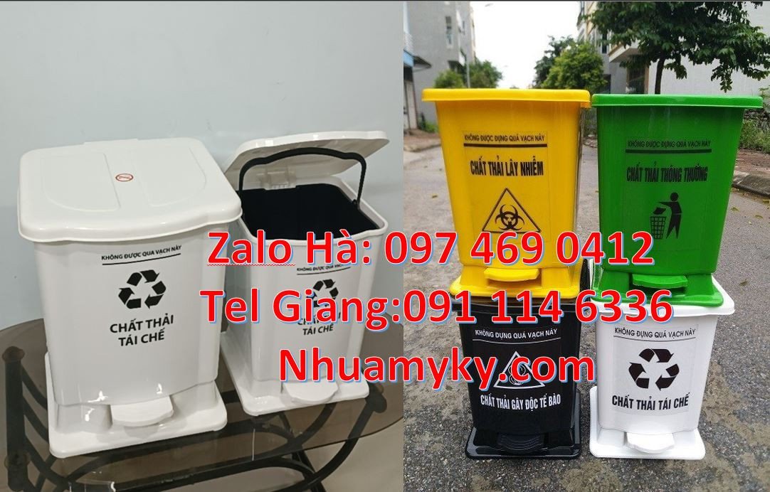 bán sĩ lẻ thùng rác y tế đạp chân,thùng rác y tế 20l giá rẻ,thùng rác