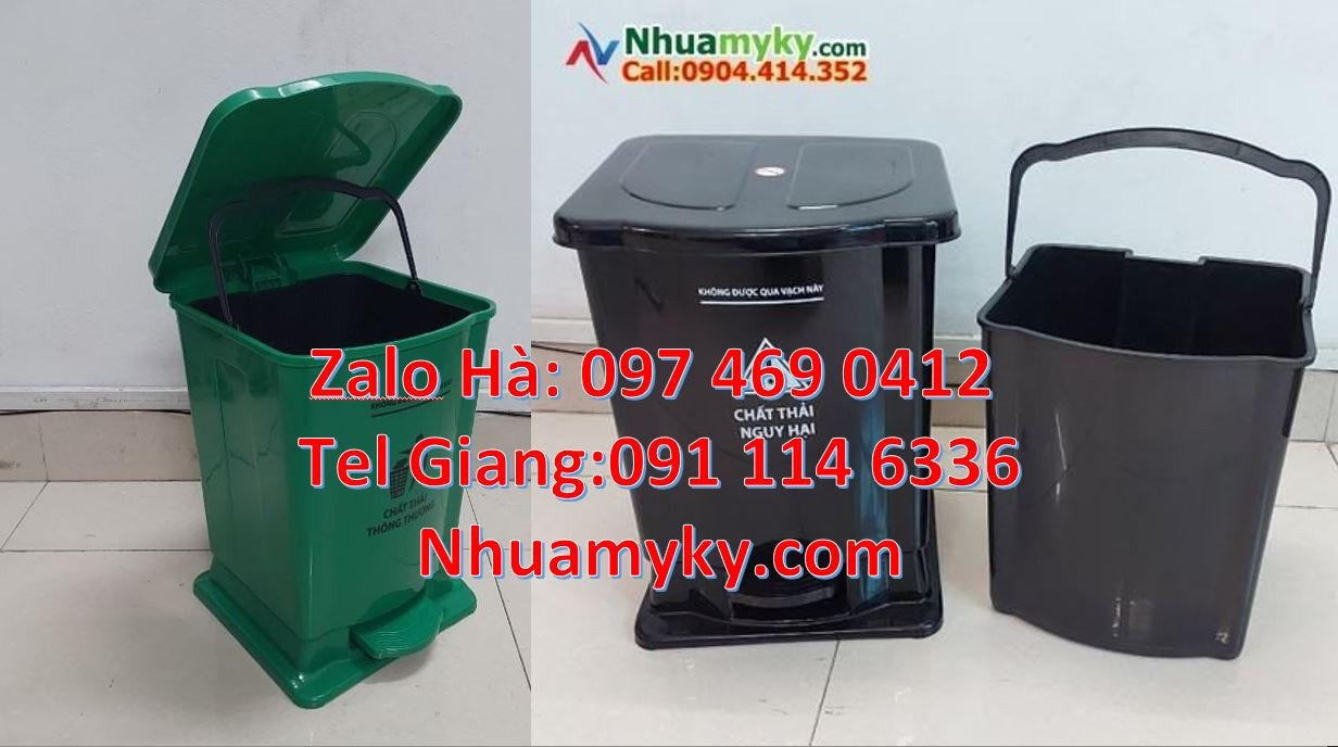 bán sĩ lẻ thùng rác y tế đạp chân,thùng rác y tế 20l giá rẻ,thùng rác