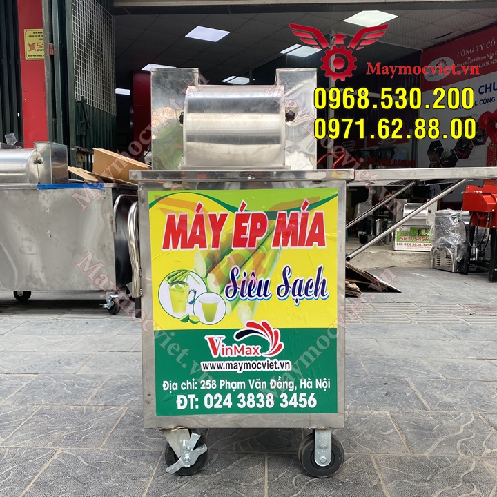 Nơi bán máy ép mía siêu sạch 3 lô chạy acquy