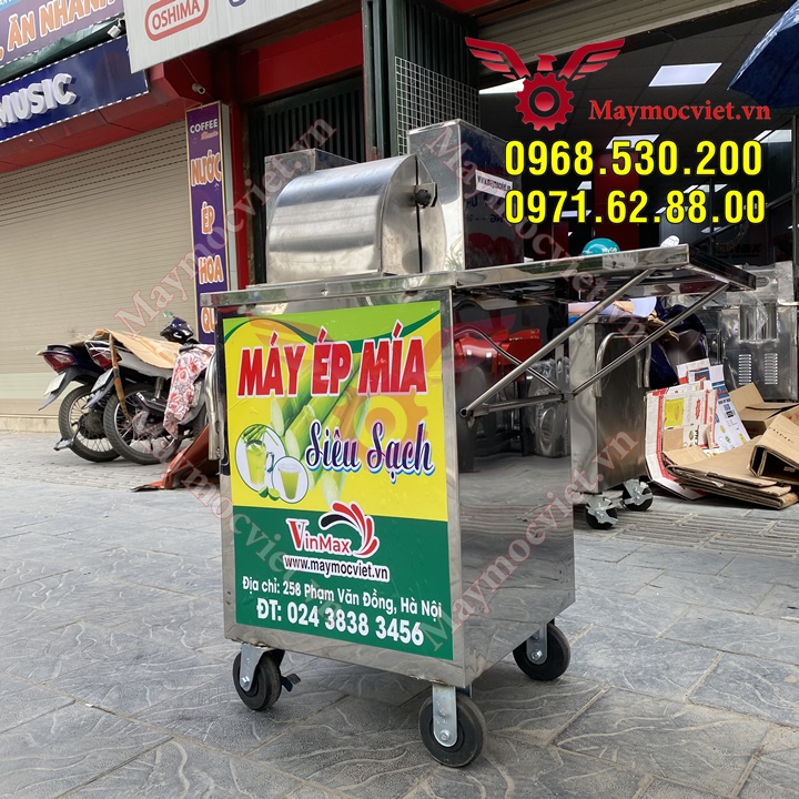 Nơi bán máy ép mía siêu sạch 3 lô chạy acquy