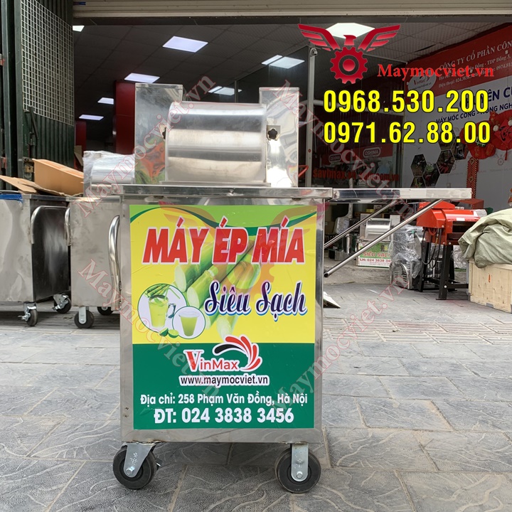 Nơi bán máy ép mía siêu sạch 3 lô chạy acquy