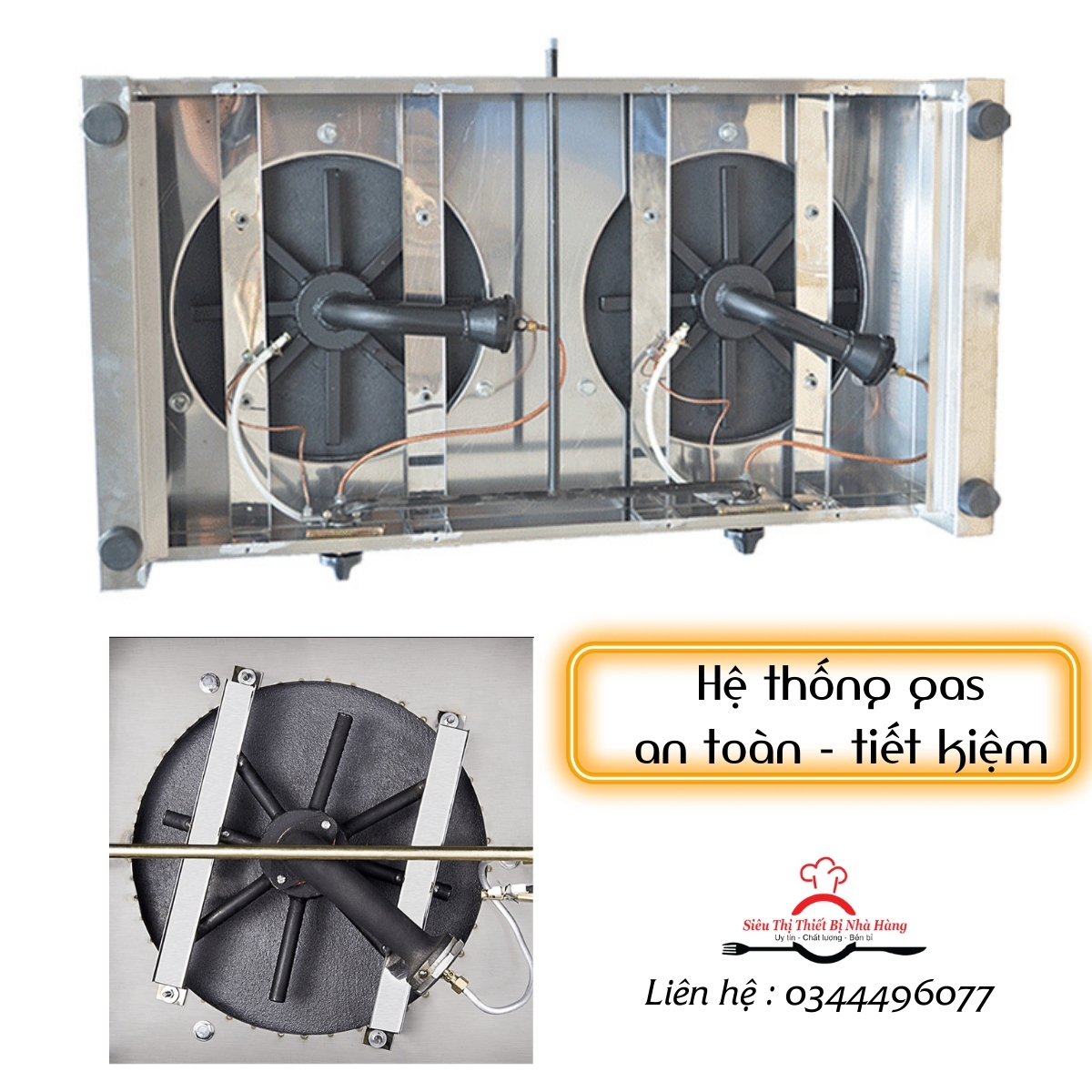 Máy làm bánh crep đôi dùng gas. tặng kèm công thức