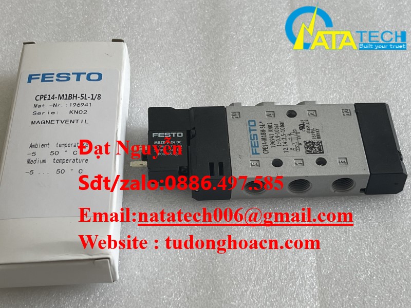 CPE14-M1BH-5L-1/8 van điện từ Festo thiết bị công nghiệp