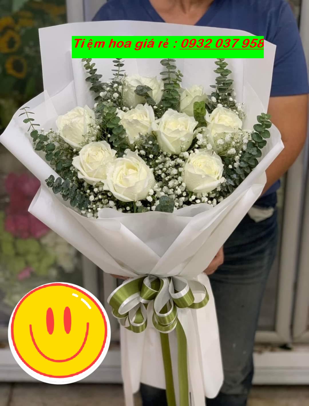 Shop hoa tươi gái rẻ quận bình thạnh, hoa khai trương giá rẻ