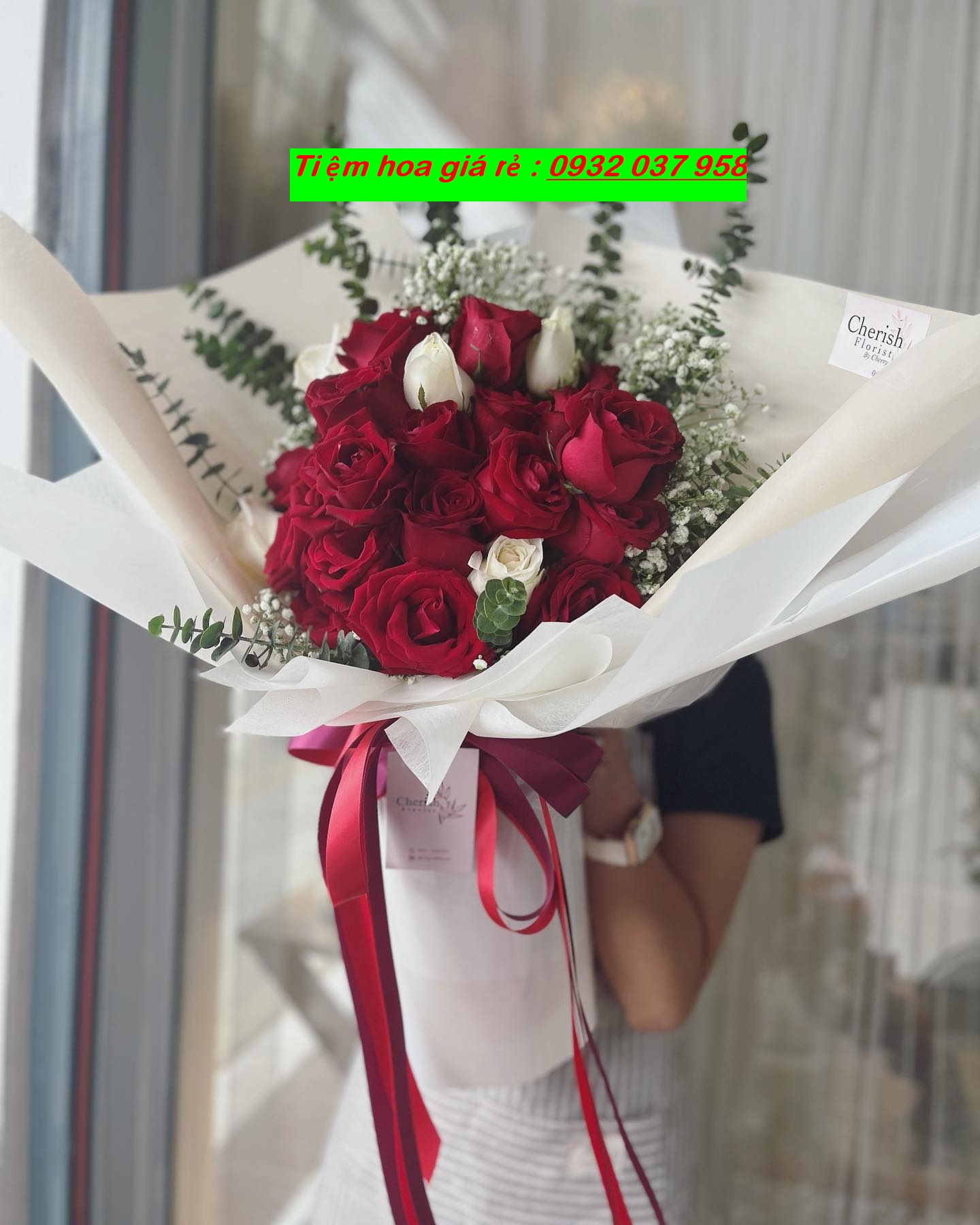 Shop hoa tươi gái rẻ quận bình thạnh, hoa khai trương giá rẻ