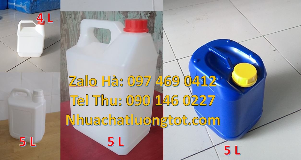 bán can nhựa nhỏ 1l màu trắng,can nhựa nhỏ 5l đựng dầu máy,can nhưa rẻ