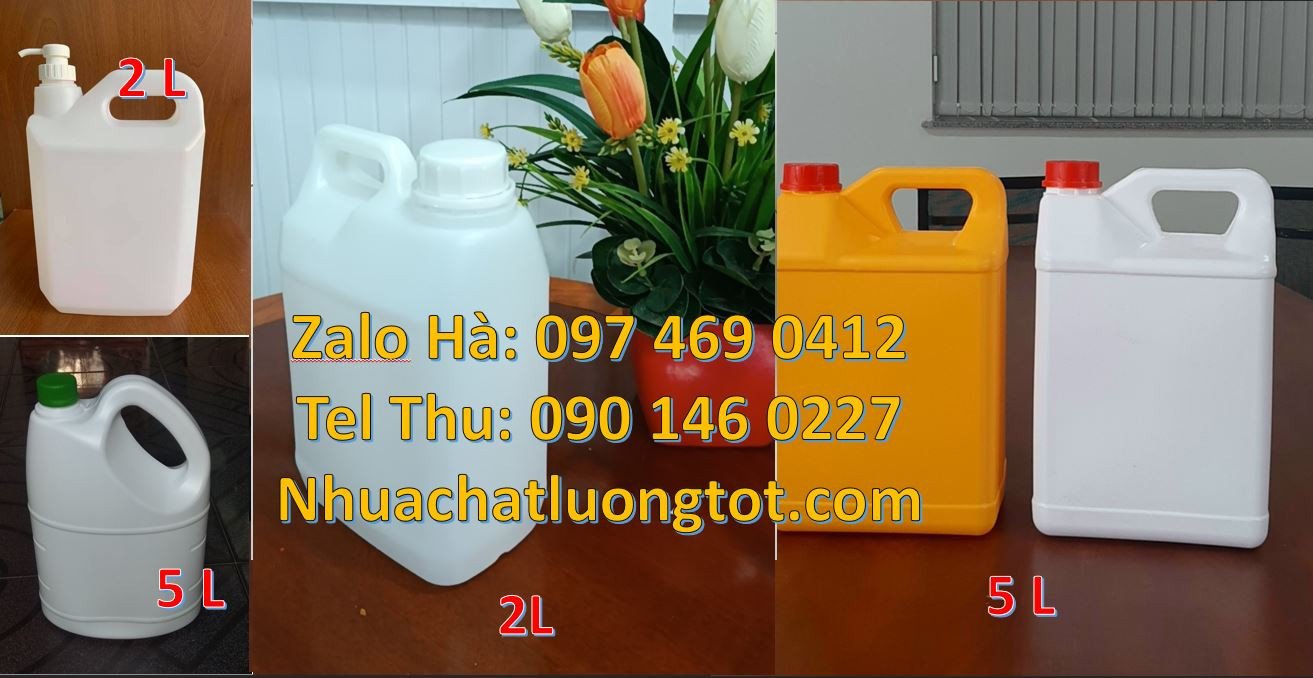 bán can nhựa nhỏ 1l màu trắng,can nhựa nhỏ 5l đựng dầu máy,can nhưa rẻ