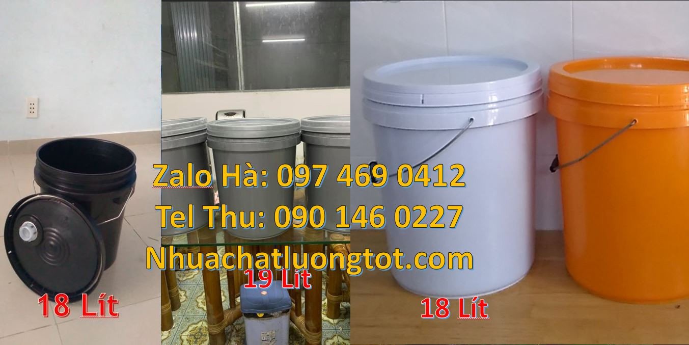 bán rẻ thùng đựng sơn màu trắng 18l,thùng sơn 19l nắp kín,thùng sơn r
