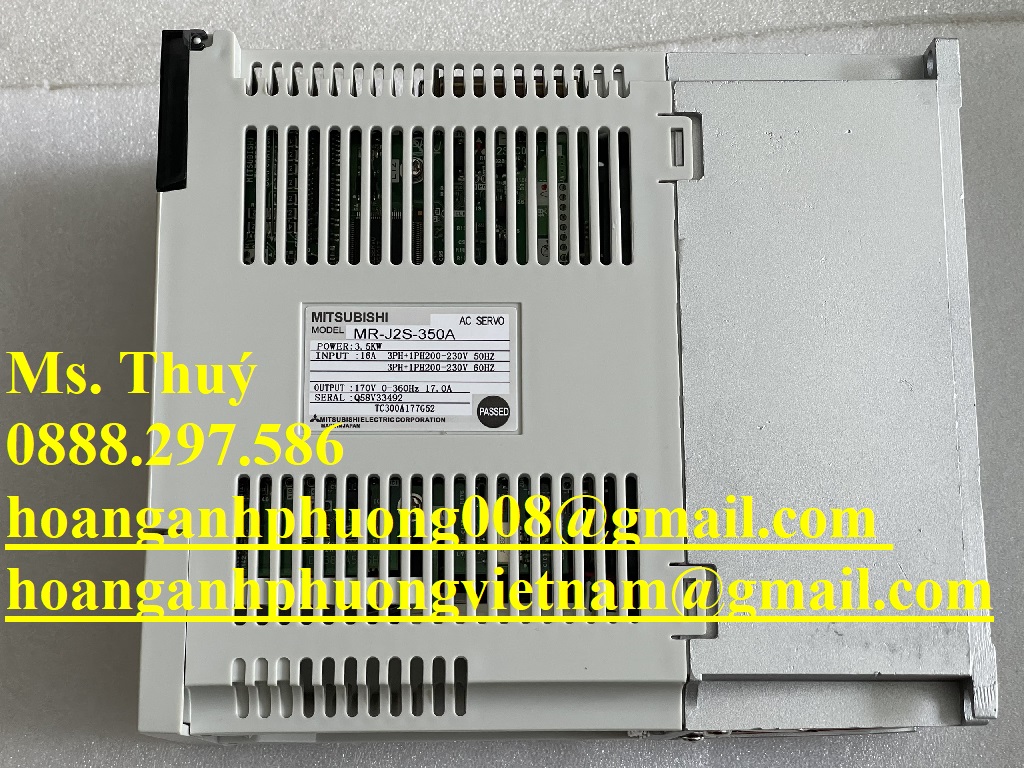 BH 12 tháng  Bộ điều khiển Servo MR-J2S-350A Mitsubishi