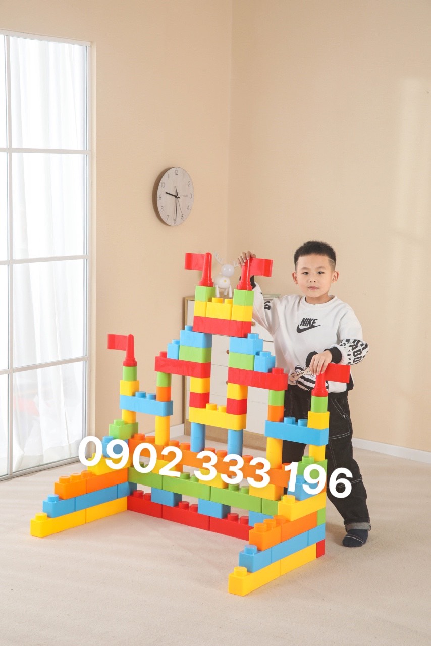 Bộ đồ chơi lego xếp hình 83 chi tiết size lớn