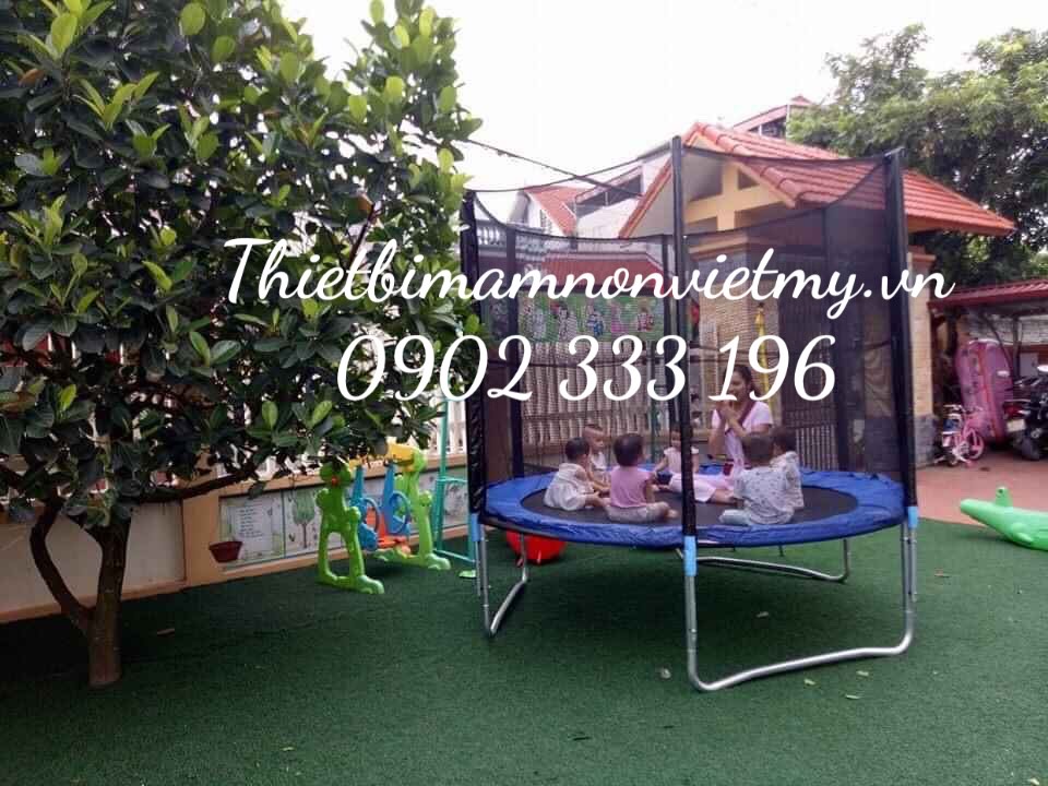 Sàn nhún, bạt nhún lò xo trampoline đường kính 183cm