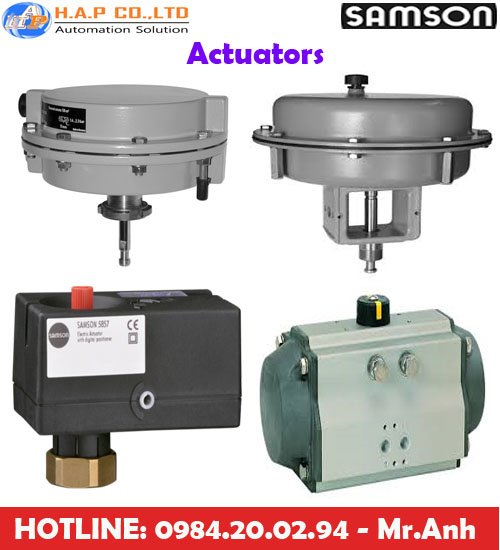 bộ truyền động quay SAMSON tại việt nam vn