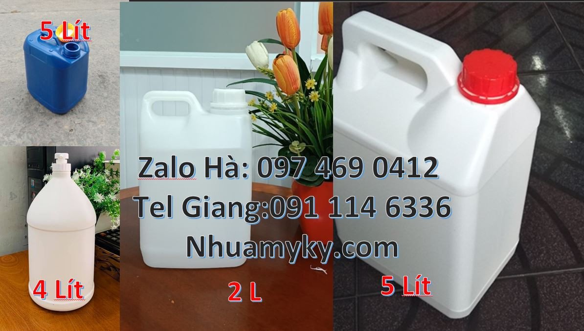 bán can nhựa nhỏ 4l màu trắng,can nhựa nhỏ 2l đựng hóa chất,can nhựa h