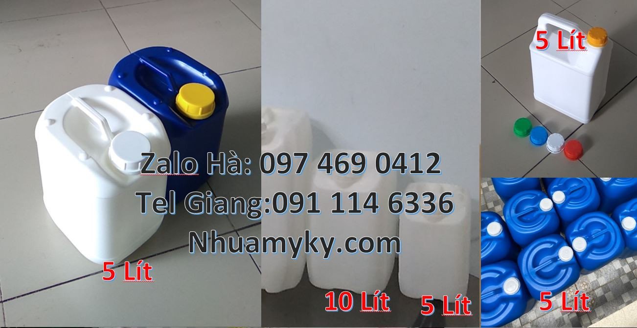 bán can nhựa nhỏ 4l màu trắng,can nhựa nhỏ 2l đựng hóa chất,can nhựa h