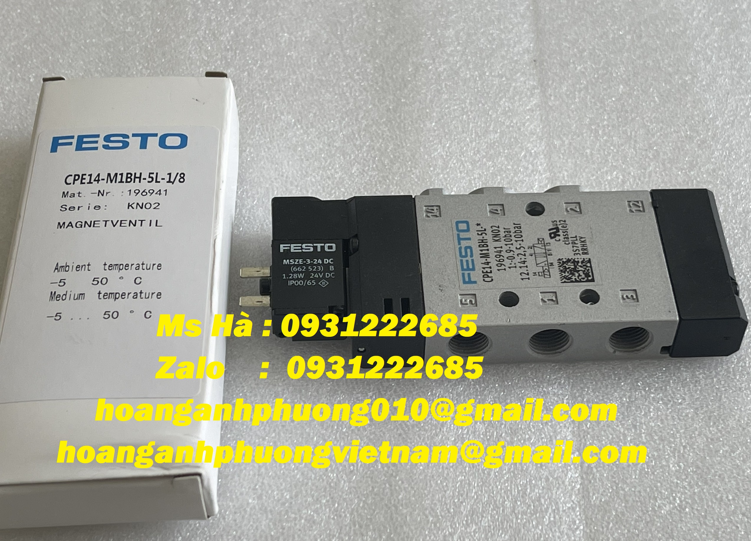 Phân phối dòng festo giá cạnh tranh CPE14-M1BH-5L-1/8