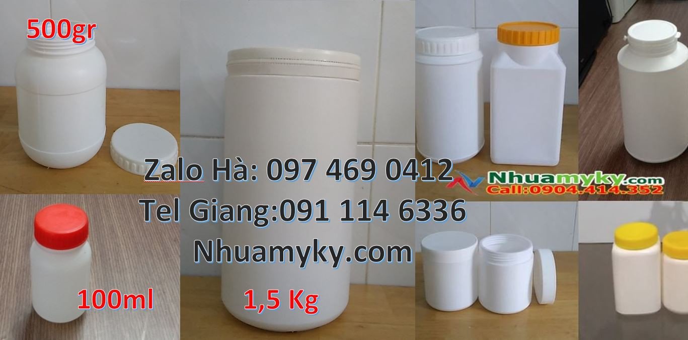 bán hũ nhựa chất lượng cao,hũ nhựa 1.5kg đựng bánh kẹo,hũ nhựa hóachất