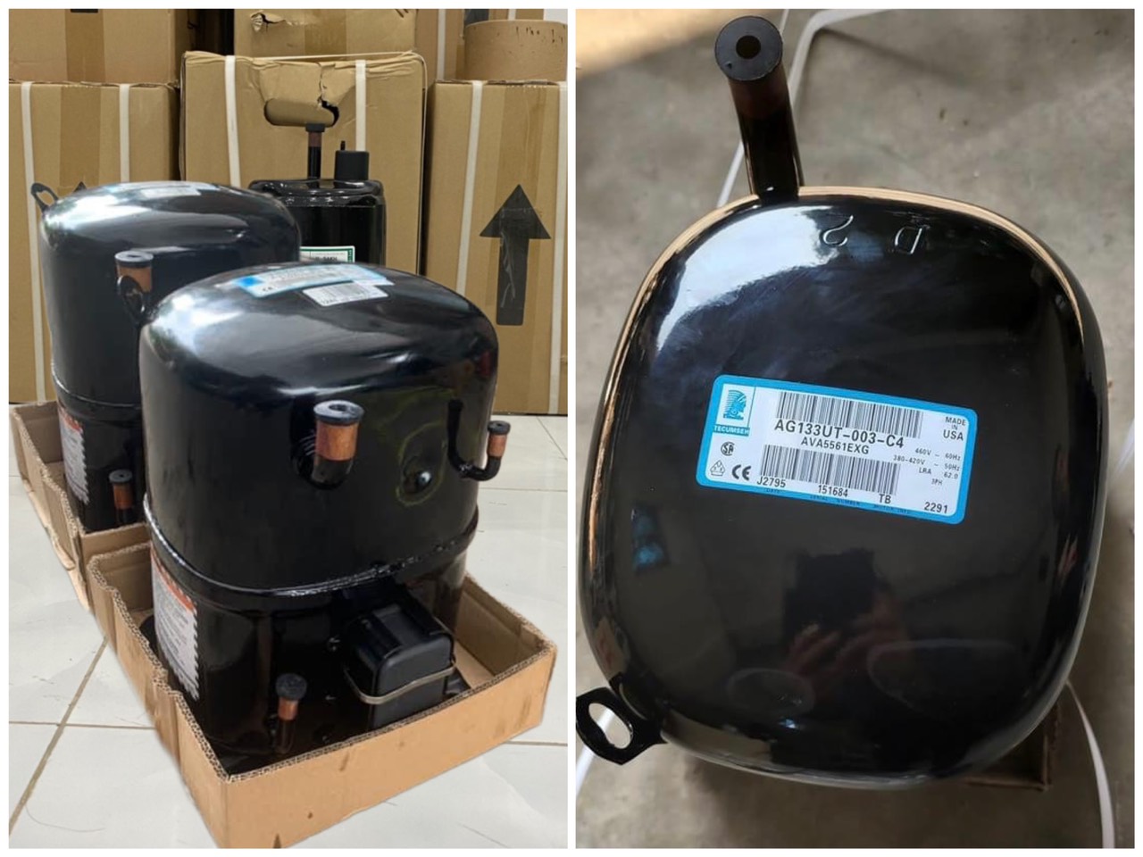 BLOCK MÁY NÉN LẠNH TECUMSEH 7HP AVA5561EXG