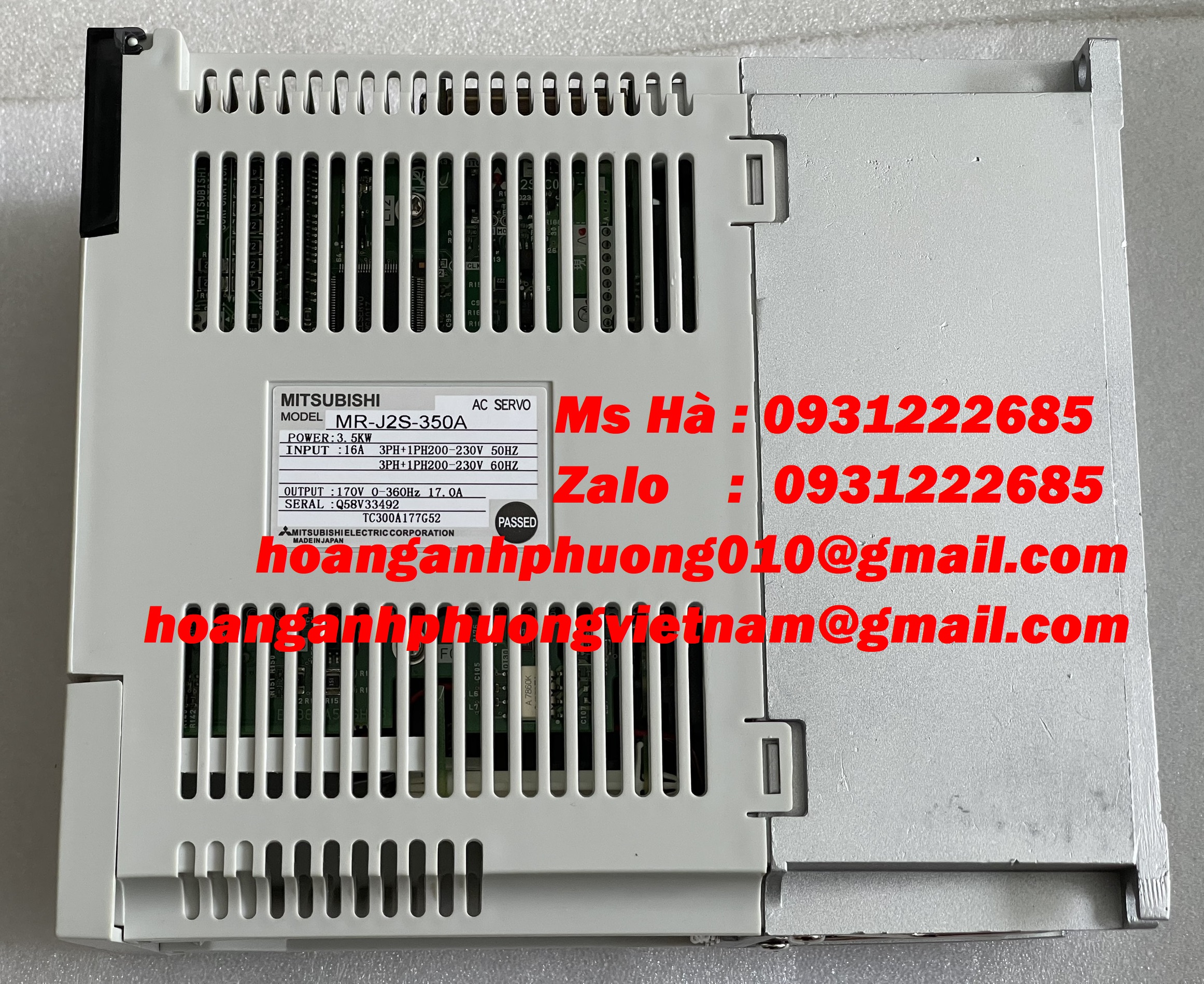 Bộ điều khiển hàng mới mitsubishi MR-J2S-350A nhập giá rẻ