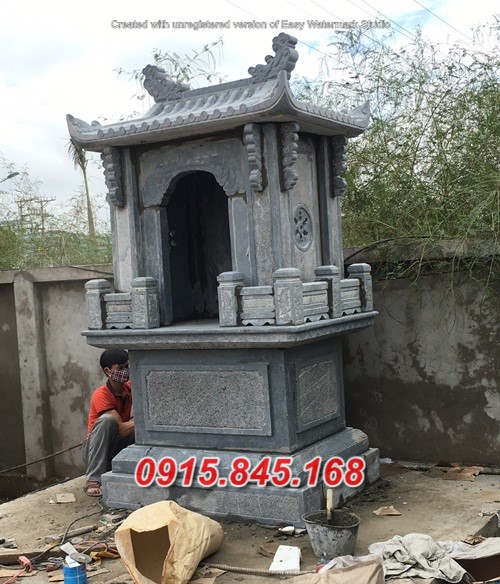 mẫu 676 trang thờ đá đẹp bán trà vinh cây hương am miếu củng kỳ đài