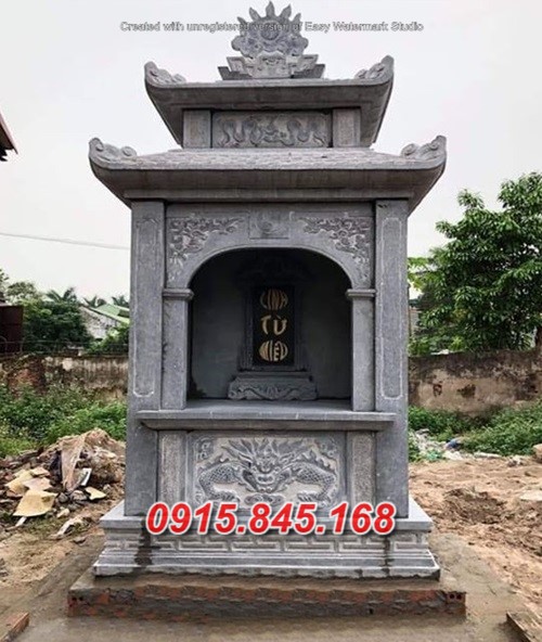 mẫu 676 trang thờ đá đẹp bán trà vinh cây hương am miếu củng kỳ đài