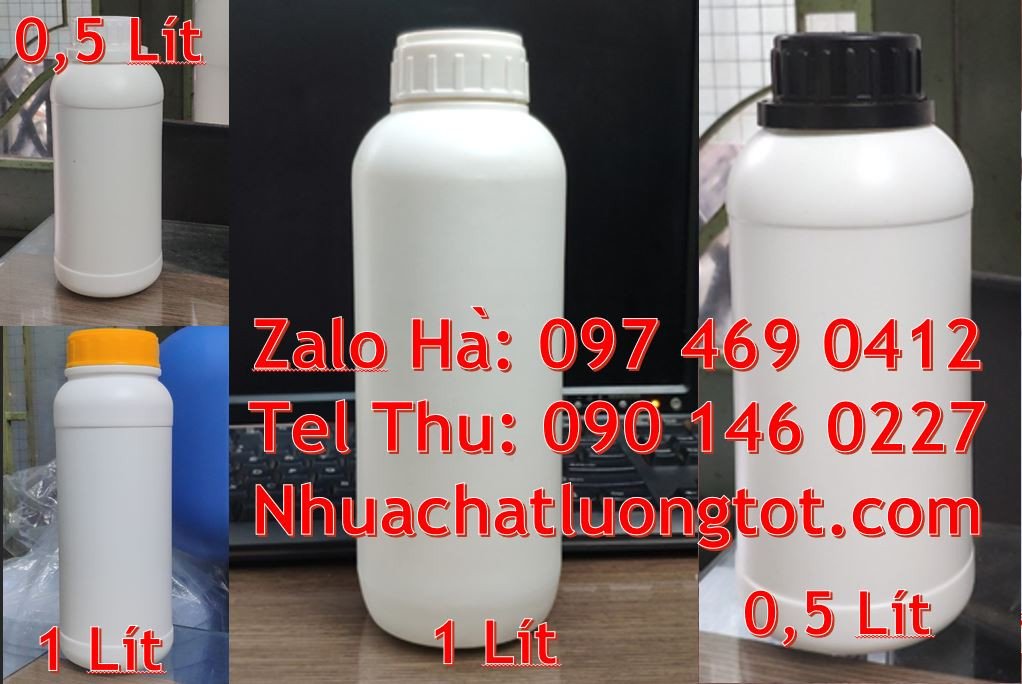 bán chai nhựa lớn 1l giá rẻ,chai nhựa hdpe 0.5l màu trắng,chai nhựa tr