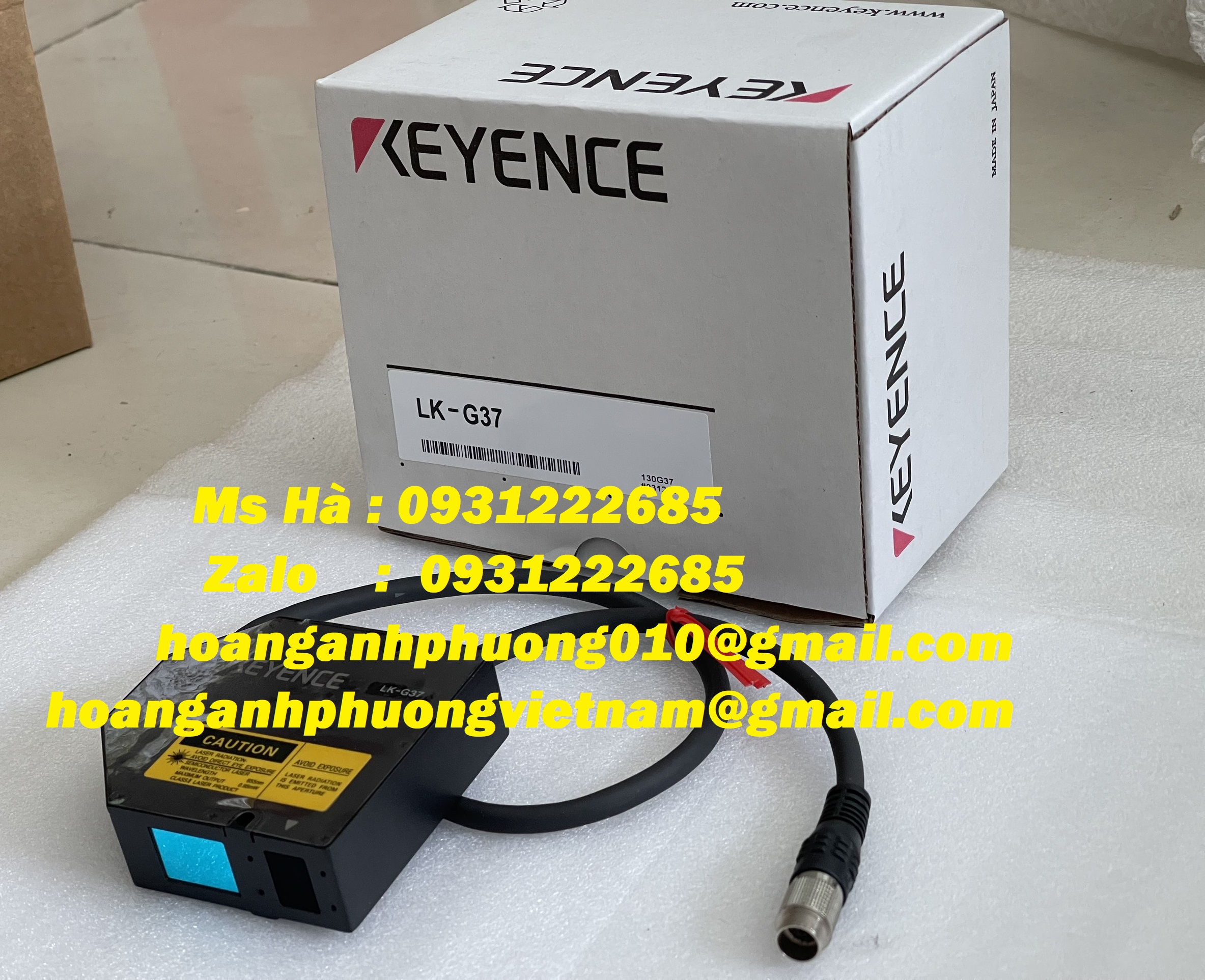 Cảm biến độ dịch chuyển hàng nhập khẩu dòng keyence LK-G37