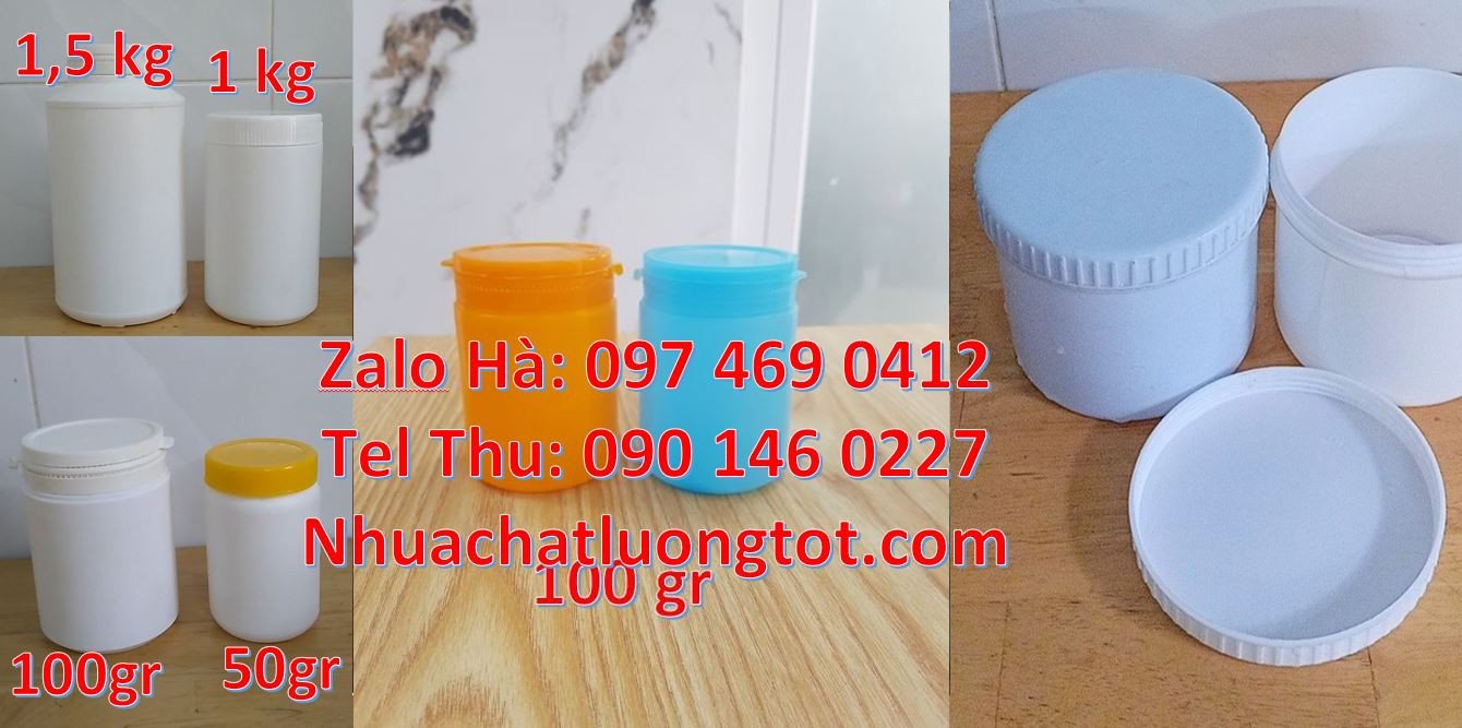 bán hũ nhựa chất lượng cao,hũ nhựa đựng thực phẩm,hũ nhựa 100g giá rẻ