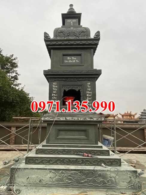 mẫu mộ tháp đá đẹp bán tại bến tre mộ tháp phật giáo bằng đá