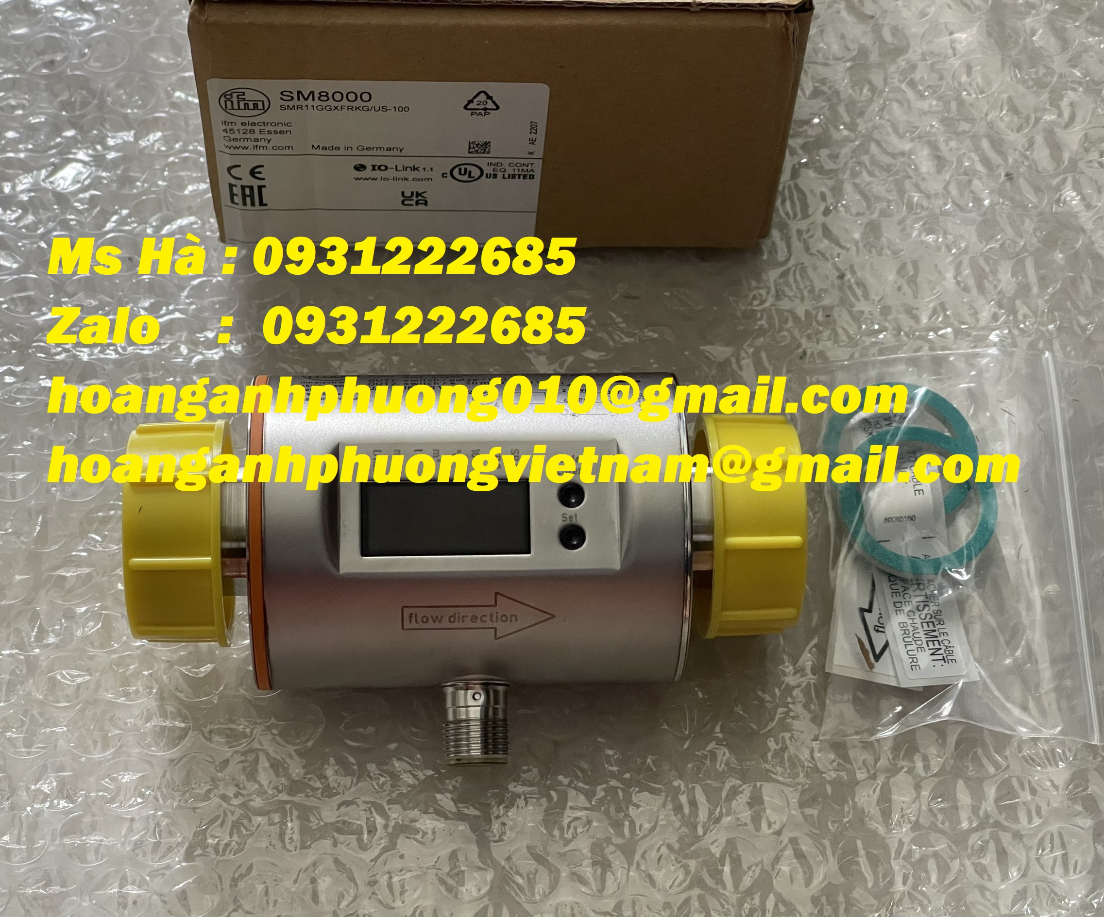 Hoàng Anh Phương chuyên cung cấp cảm biến lưu lượng IFM SM8000
