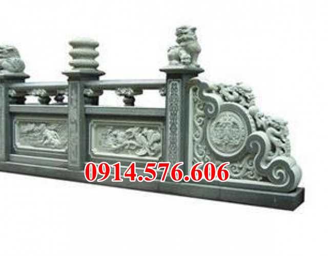 Kích thước lan can tường bao bằng đá tự nhiên đẹp