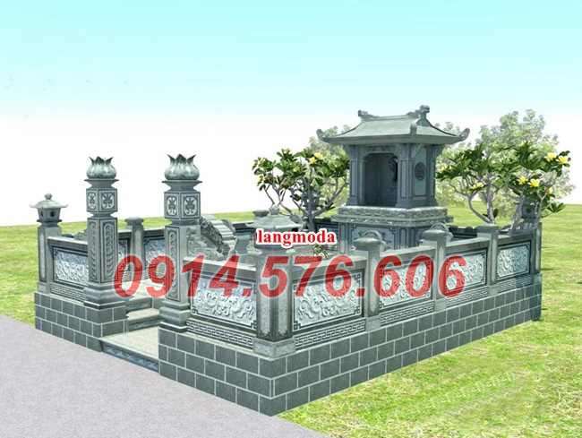 Thiết kế bao lan nghĩa trang bằng đá đẹp nhất